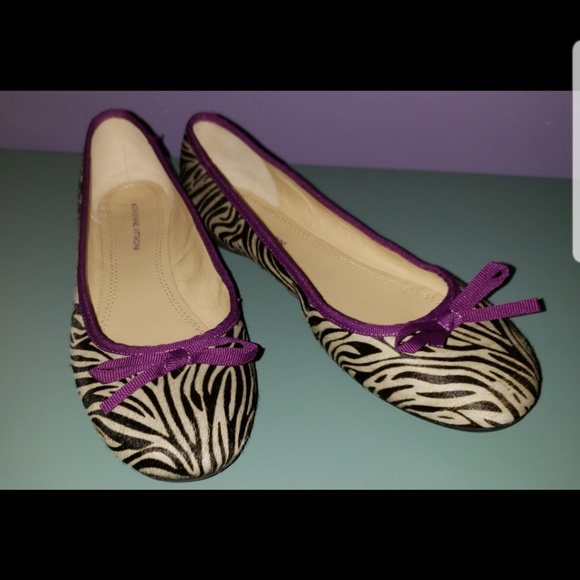 Adrienne Vittadini Shoes - Adrienne Vittadini zebra print ballet flats